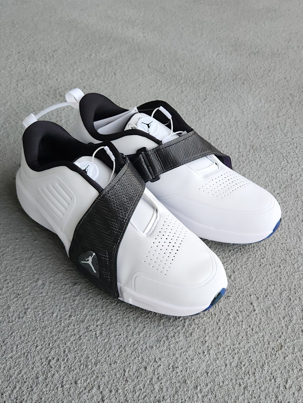 Nike Jordan Air Rev BOA Golf Shoes FV6338-103 White Black Men's Size 9 US